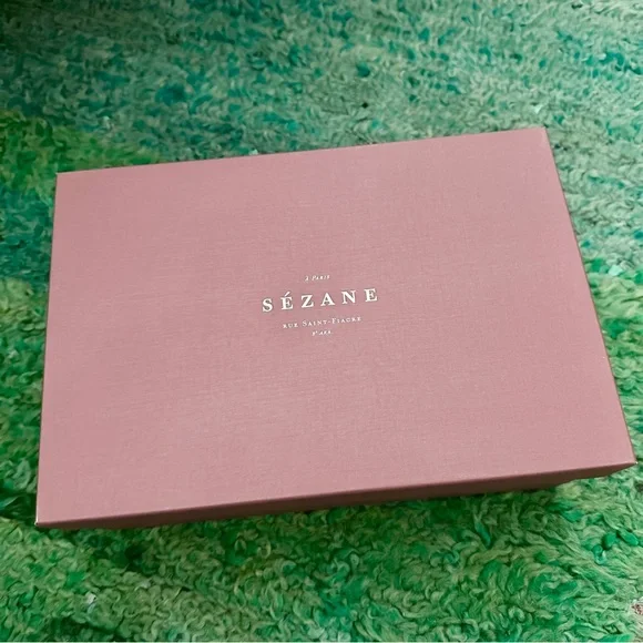 NEW Sezane Isabelle blush pink suede clogs EU 35 / US 6 - Picture 8 of 8